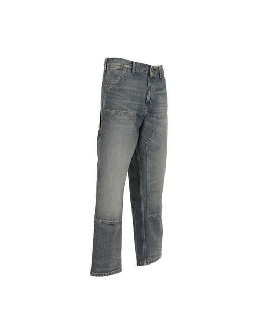 Carhartt Gray Straight Fit Jeans for men
