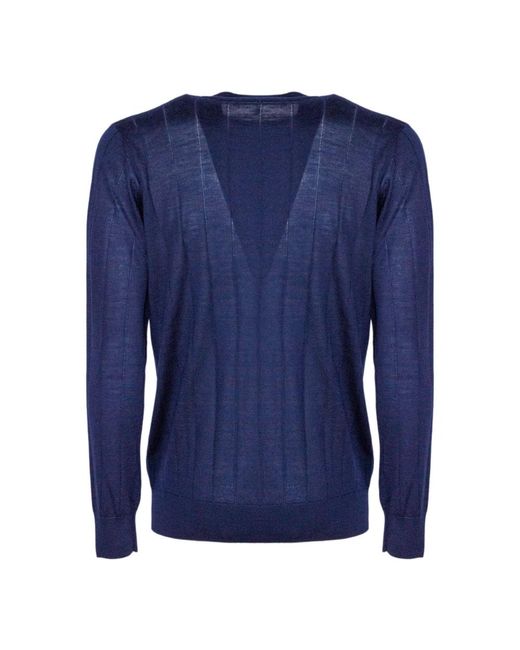 Eleventy Rundhals-Pullover in Blue für Herren