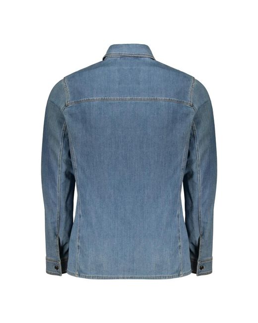 Moorer Blue Denim Shirts for men