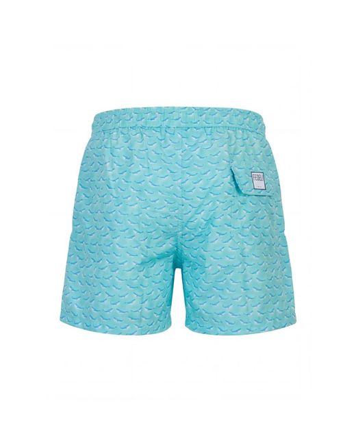 Fedeli Blue Beachwear for men