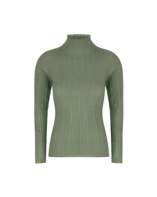 Fabiana Filippi Green Turtlenecks