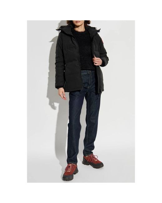 Canada Goose Jassen ,Zwart ,Leer Chelsea Down Jacket in het Black