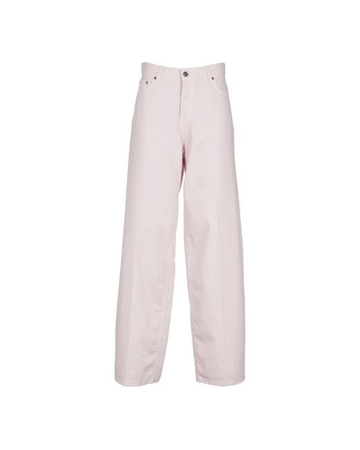 Trousers > wide trousers Haikure en coloris Pink