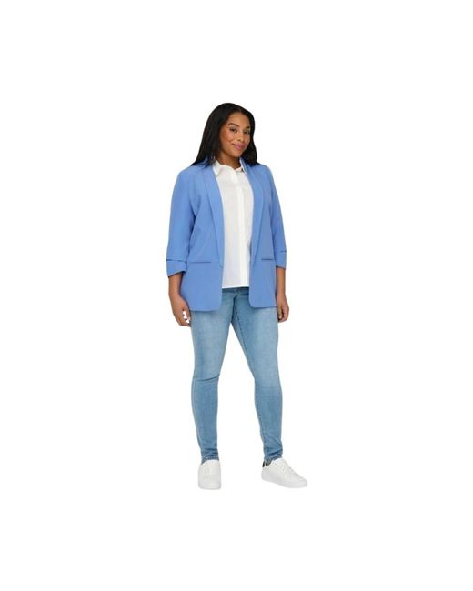 Only Carmakoma Blue Blazers