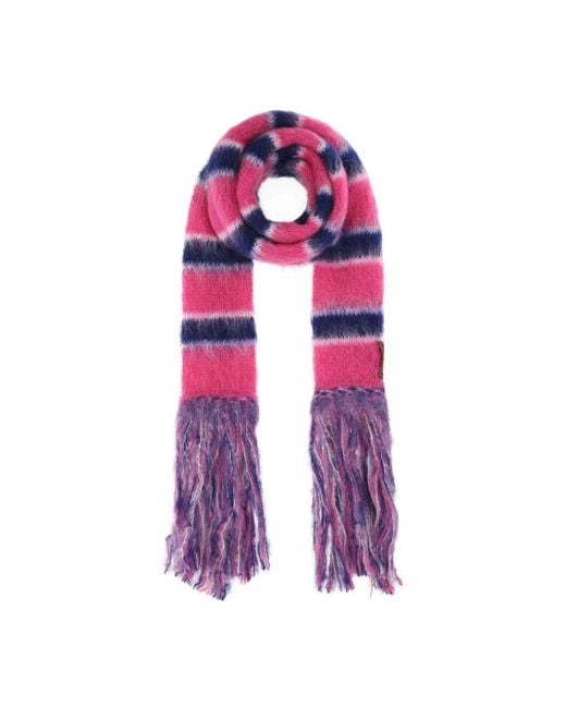 Marni Purple Winter Scarves for men