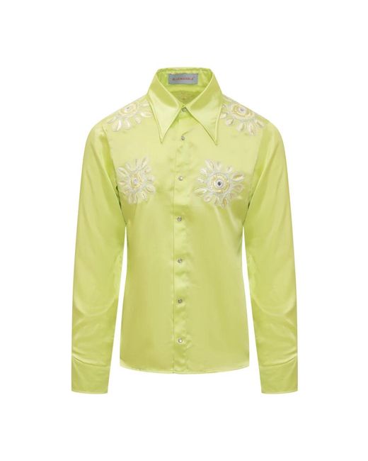 Bluemarble Yellow Casual Shirts for men