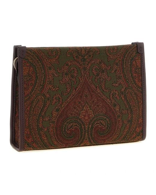 Clutches di Etro in Brown