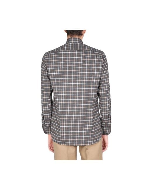Lardini Gray Casual Shirts for men