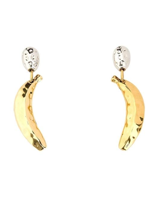 Chloé Metallic Earrings