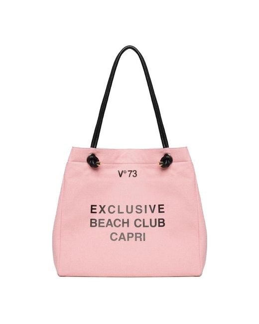 V73 Pink Shopping Bags