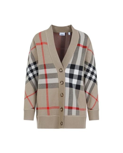 Burberry Natural Cashmere Knitwear