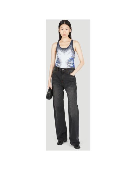 Y. Project Blue Sleeveless Tops