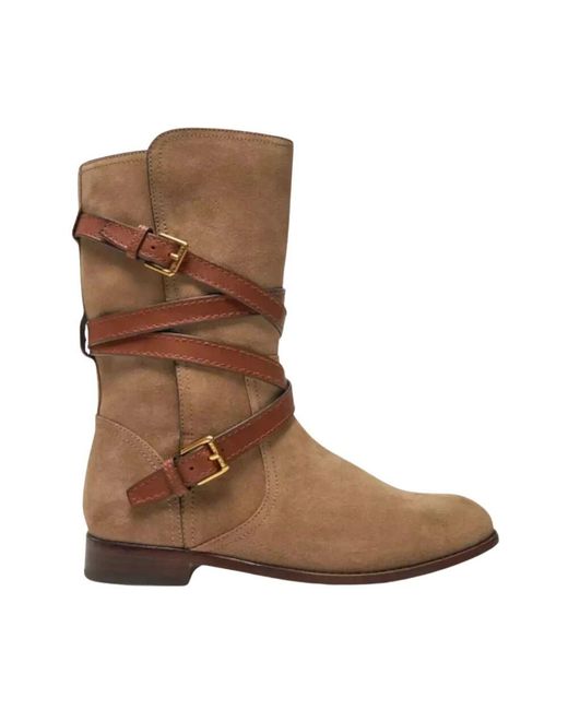 Ralph Lauren Brown High Boots