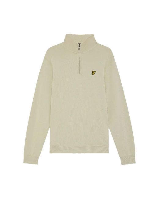 Zip-Throughs di Lyle & Scott in Natural da Uomo
