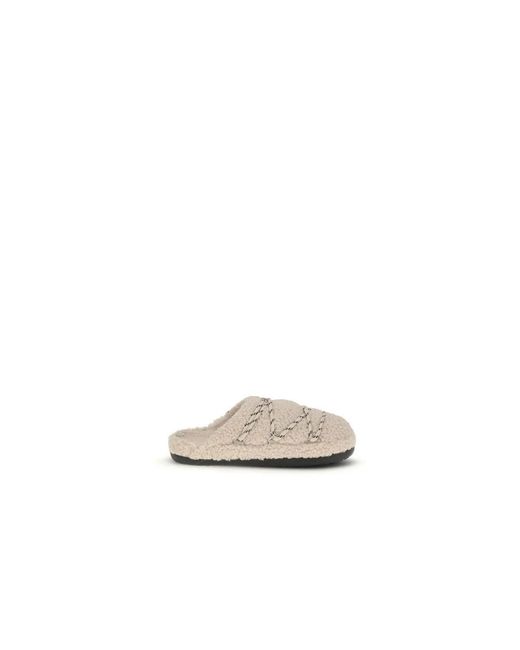 Moon Boot White Slippers
