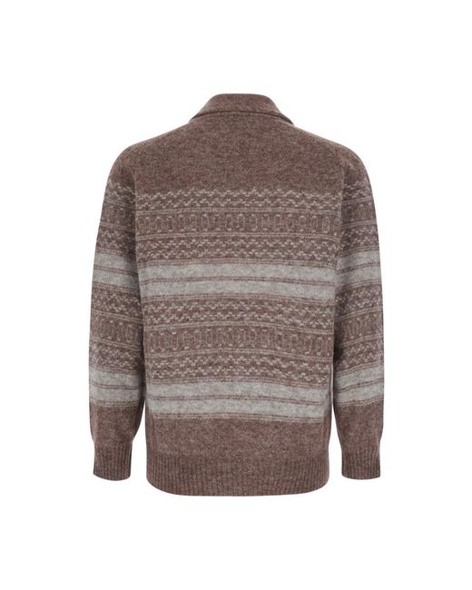 Cardigans Brunello Cucinelli de hombre de color Brown