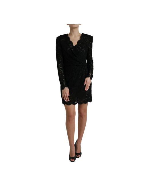 Dolce & Gabbana Black Short Dresses