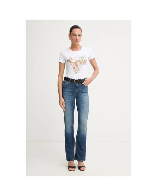 Boot-Cut Jeans Guess de color Blue