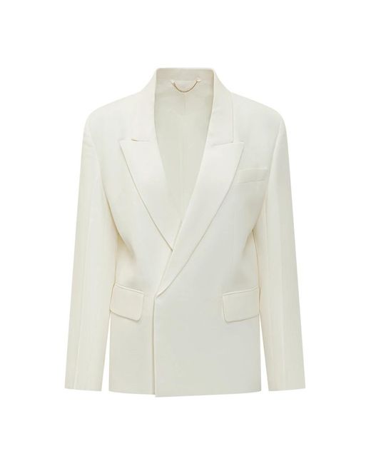 Victoria Beckham White Blazers