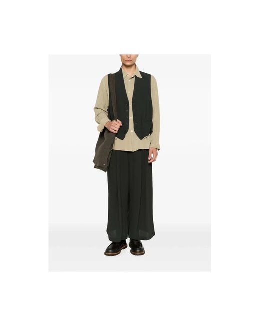 Ziggy Chen Black Waistcoats for men
