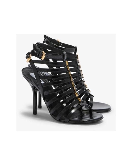 Moschino Black High Heel Sandals
