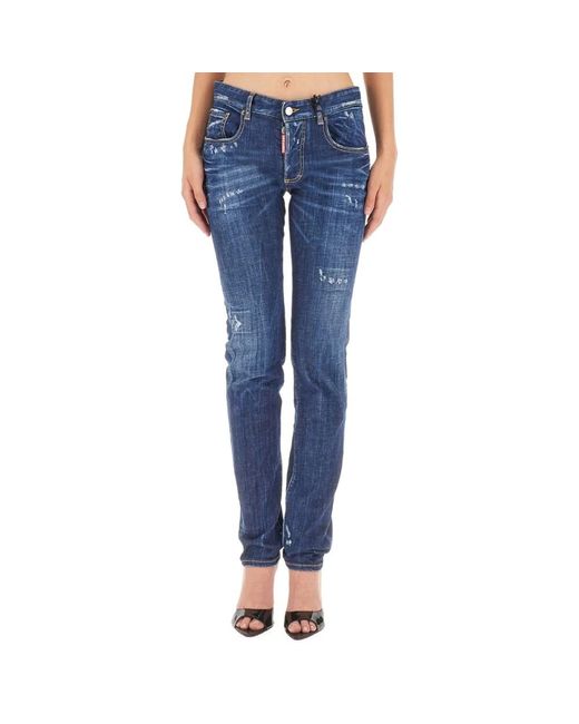 DSquared² Blue Slim-Fit Jeans
