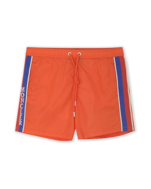 Moncler Orange Beachwear for men