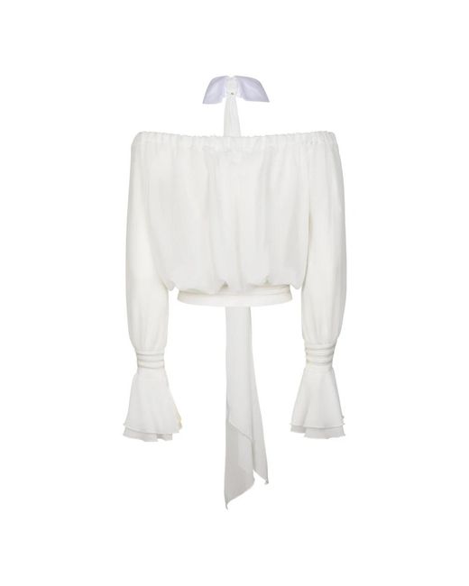 Elisabetta Franchi White Blouses