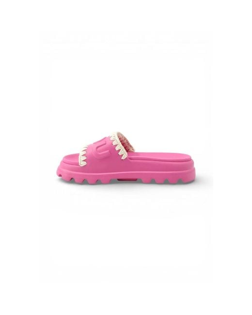 Mou Pink Sliders