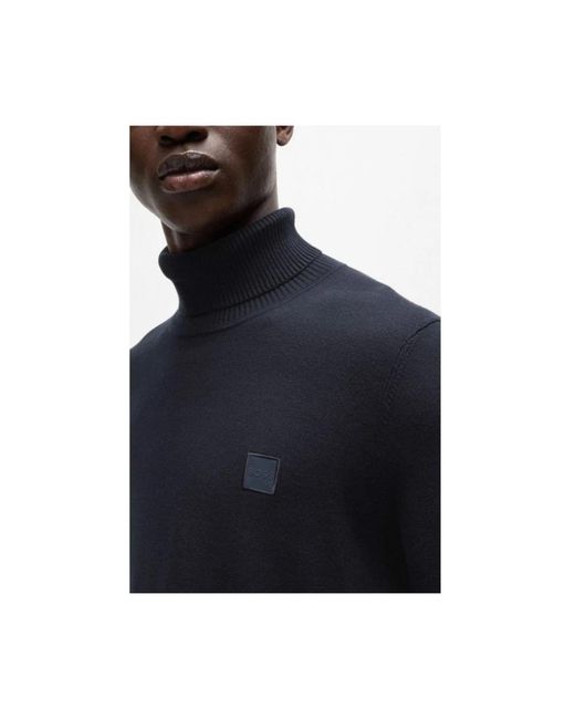 Turtlenecks Boss de hombre de color Blue