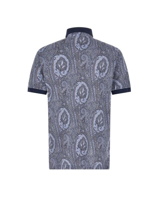Etro Blue Polo Shirts for men