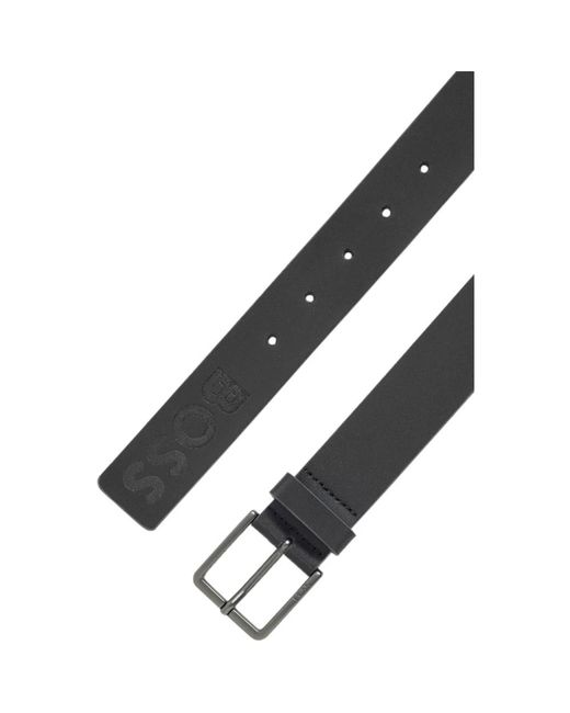 HUGO Gray Belts for men
