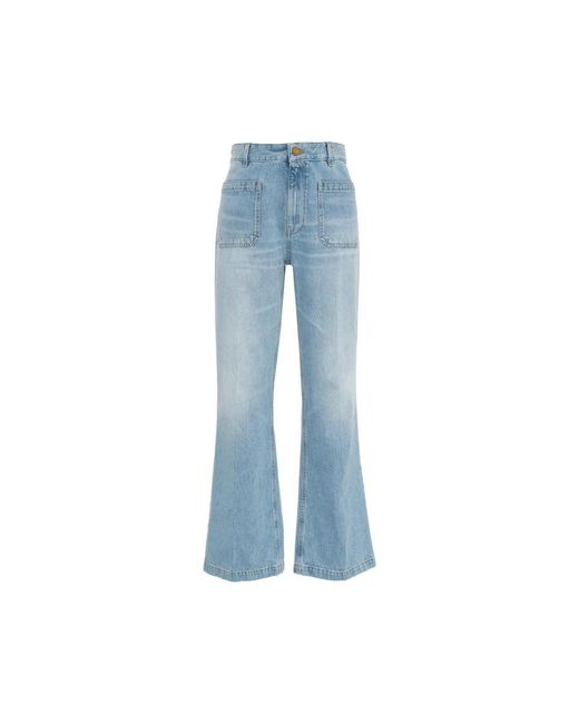Seafarer Blue Flared Jeans