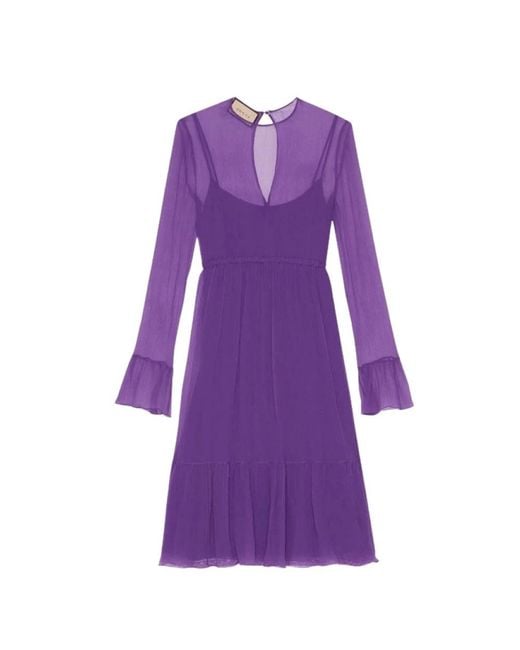 Gucci Purple Short Dresses