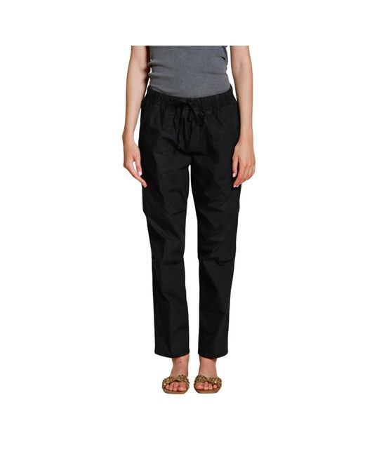 Mason's Black Straight Trousers
