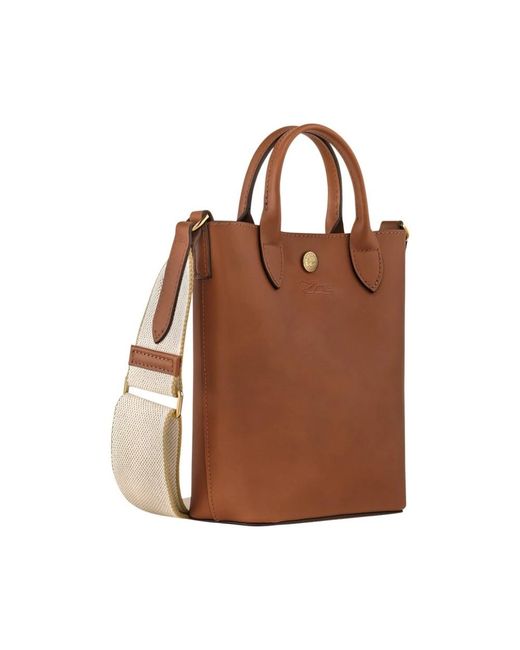 Longchamp Tote Bags in het Brown