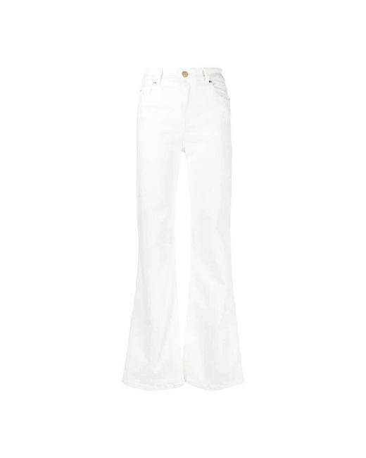 Twin Set White Flared Jeans