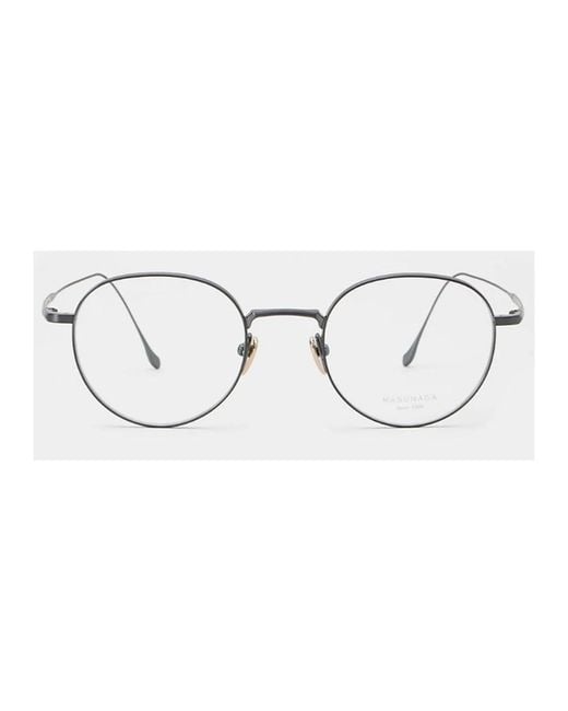 Masunaga Metallic Glasses for men