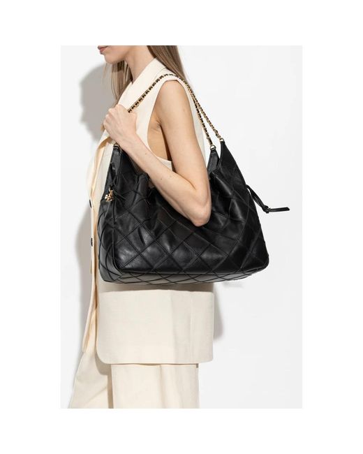 Tory Burch Black Fleming Große Tasche