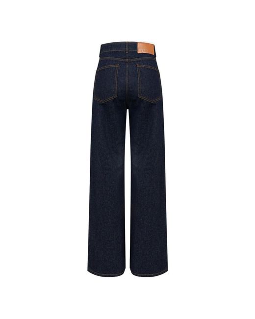 Wide Jeans MSGM de color Blue