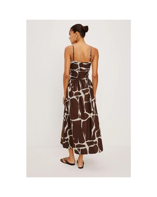 Midi Dresses Rails de color Brown