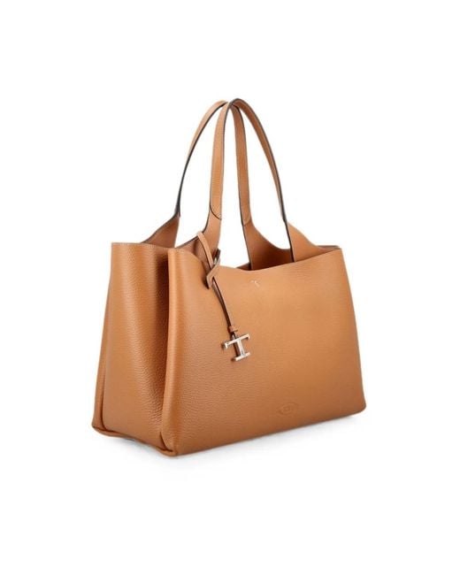 Tod's Brown Shopping Bags