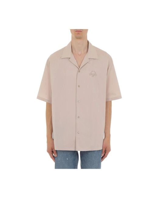 Short Sleeve Shirts Moschino de hombre de color Natural