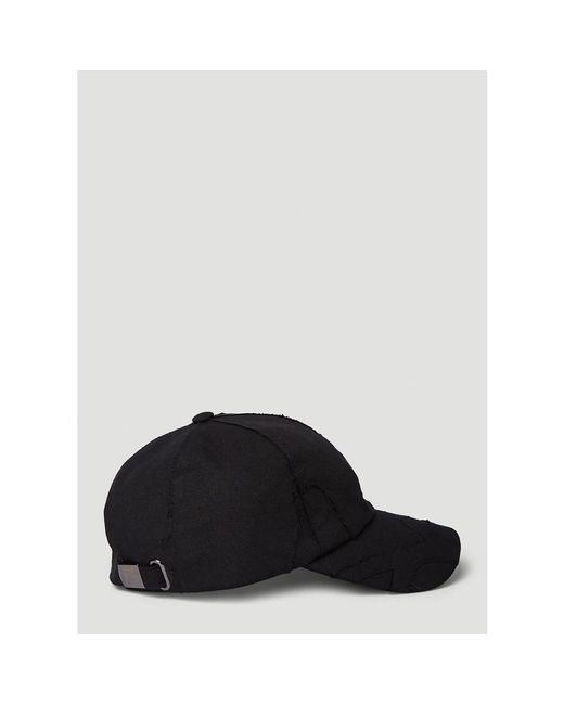 Rombaut Accessoires ,Zwart ,Katoen Katoenen Twill Logo Baseballpet in het Black