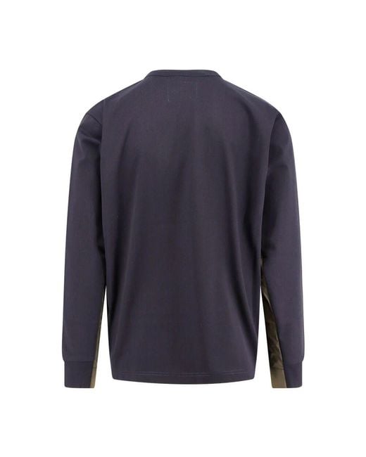 Long Sleeve Tops Sacai de hombre de color Blue