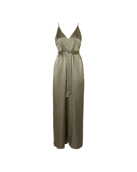 SELECTED Jumpsuits & Playsuits ,Groen ,Elegante Lange Jumpsuit in het Green