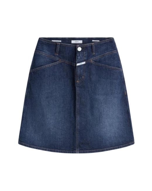 Closed Ibbie Denim Rok in het Blue
