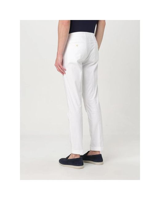 Fay Blue Slim-Fit Trousers for men