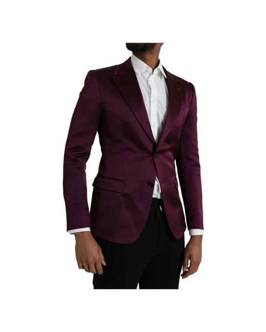 Dolce & Gabbana Red Blazers for men