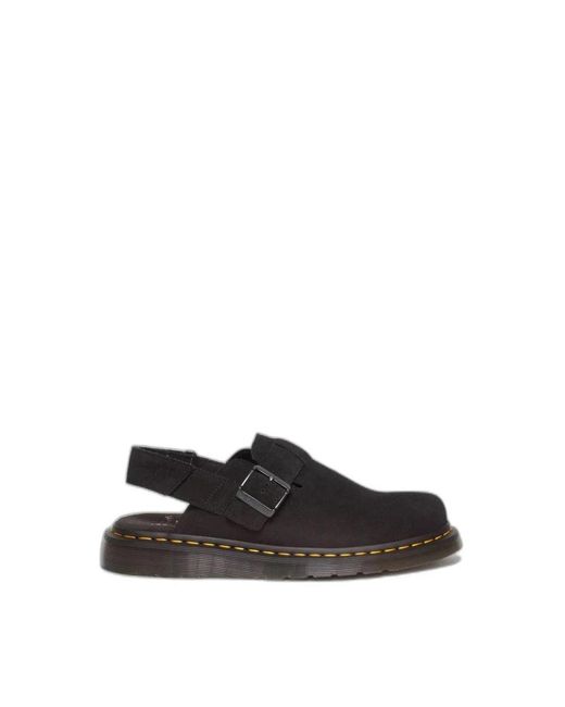 Dr. Martens Schoenen ,Zwart ,Suède Suède Sandalen in het Black voor heren